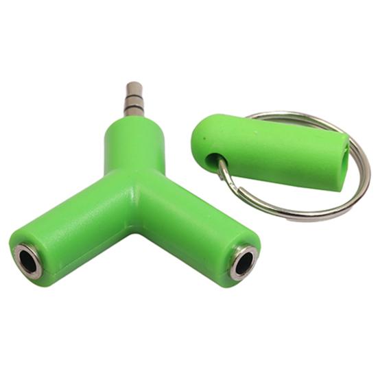 3,5 мм Наушники Наушники Штекер на 2 Аудио Разветвитель Гнездо Y-образный Стерео Адаптер