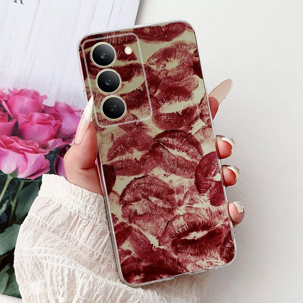 Чехол для Realme 14x 5G 6.67" Чехол Модный Чехол с Рисунком Бабочки Мягкие Силиконовые Чехлы для Телефона Для Realme 14x Realme14x Бампер