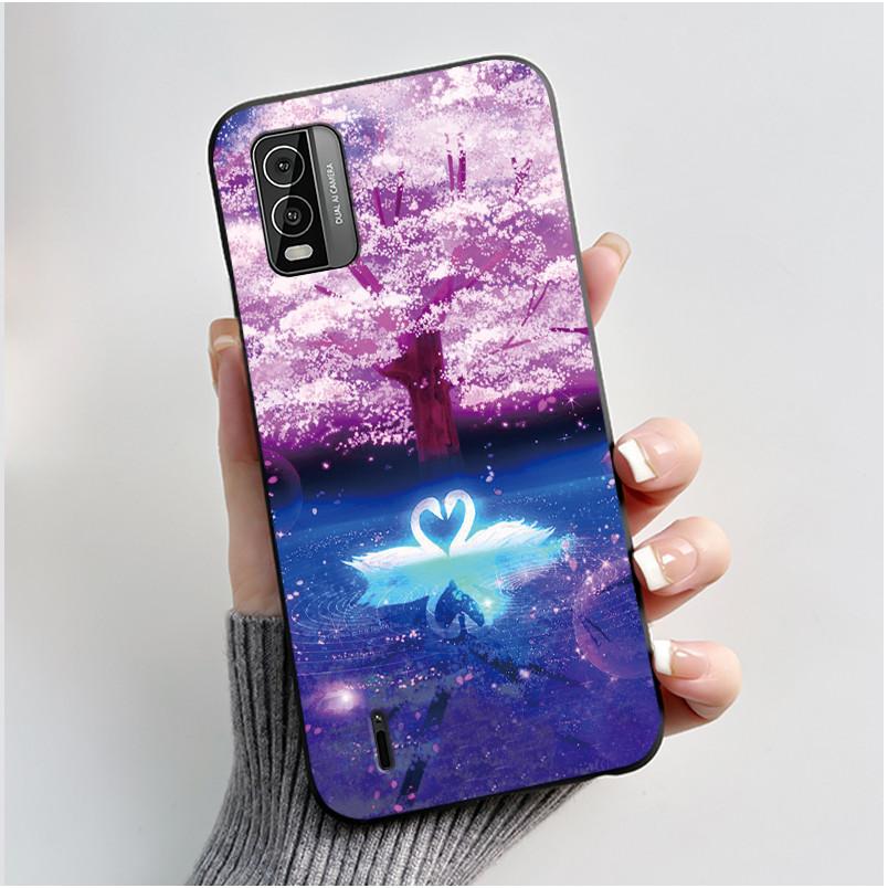 Милый Чехол Для Nokia C210 / Nokia C300 4G Fundas Печатный Корпус Защитная Крышка Мягкий Силикон Мультяшный Корпус Телефона Coque Capa