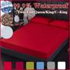 Waterproof Bed Sheet Ultra-Soft Elastic Smooth Hypoallergenic Mattress Protector Cover 2023 NEW Solid Color Fitted Bedspread
