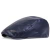 Мужская кепка из искусственной кожи Forward Hat, модная уличная ветрозащитная кепка-берет, классический стиль, кепки таксиста, газетчика, кепки с плоским верхом