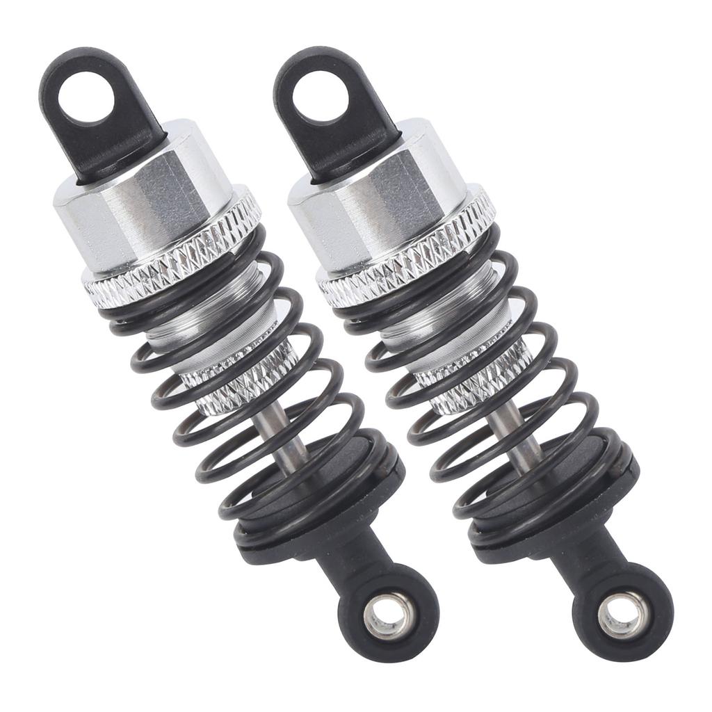 2Pcs 63mm RC Aluminium Shock Absorber Damper for TRAXXAS SLASH 2WD RC Car Upgrade PartsSilver