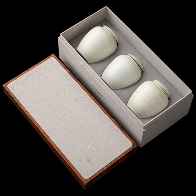 Ceramic Tea Caddy Gift Set