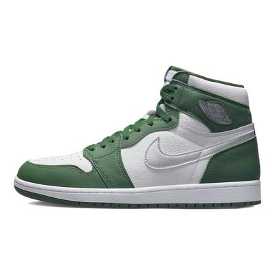 Кроссовки унисекс Air 1 Retro High OG Gorge Green Metallic-Silver White DZ5485-303