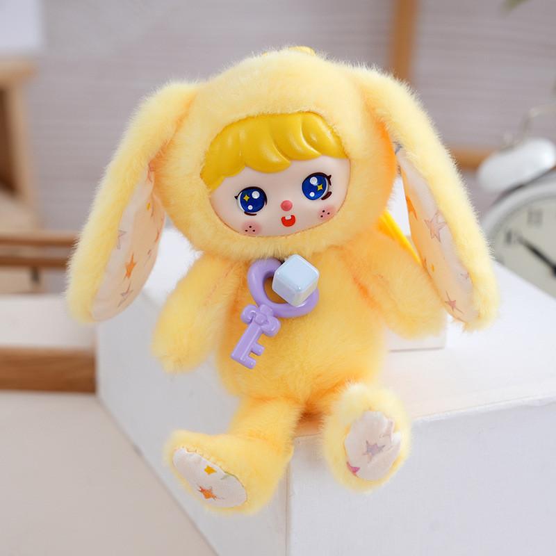 Plush Bunny Keychain With Pp Cotton Fill For Girls And Couples Gift