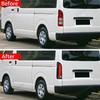 Пара светодиодных задних фонарей для Toyota Hiace 2005-2018 Задние фонари Задние противотуманные фары Динамические указатели поворота Световые сборки для автомобиля