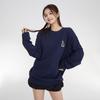 New MLB Los Angeles Dodgers Sweatshirts Unisex Navy Blue 3AMTM0234-07NYD