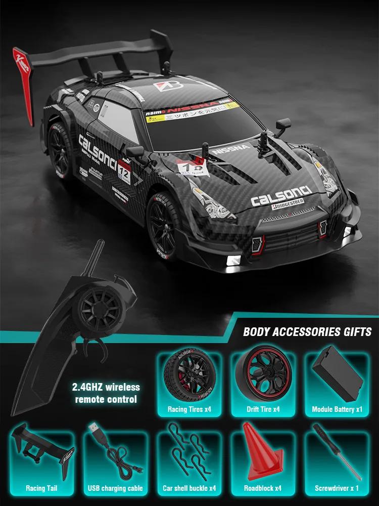 4WD Радиоуправляемая дрифт-машина 1/14 Радиоуправляемые гоночные машины 50 км/ч Высокоскоростной электрический гоночный автомобиль для детей Игрушки для мальчиков Подарки детям