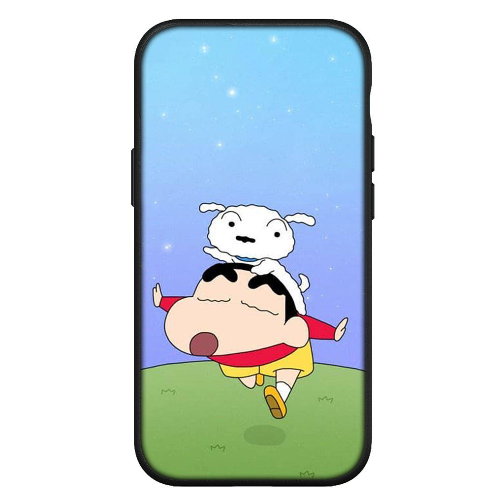 Для iPhone 16 15 Xiaomi Redmi Note 14 13 12 11 Pro Max X 8 16e Samsung Galaxy S25 S24 S23 Moto OPPO Huawei забавный чехол для телефона Crayon Shin Chan Shinchan