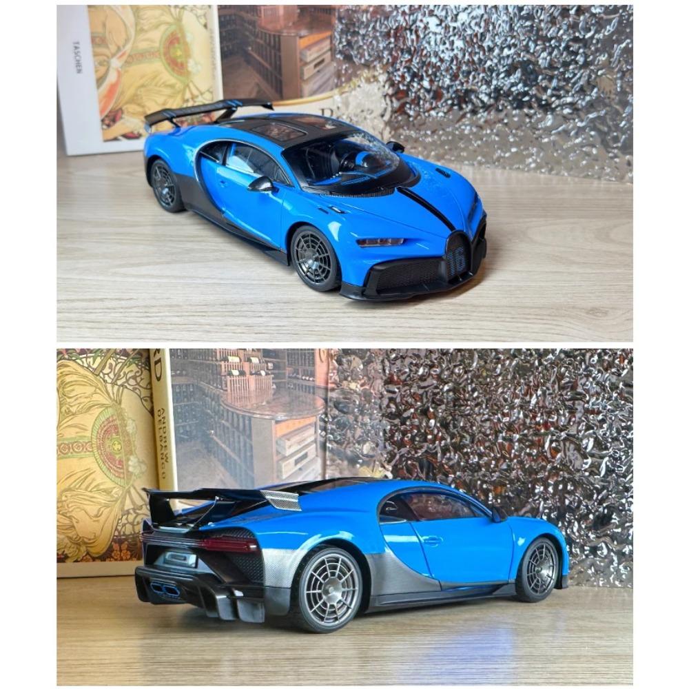 1/18 Scale Bugatti Chiron Alloy Diecast Car Model Presents for Boyfriend Sound & Light Toys for Kids Gifts Super Sportcar Miniatures