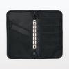 MUJI Полиэстеровый чехол для паспорта с прозрачным карманом x 13 x OHCA3A2S, черный, прибл.. 23.5 2.5 см,