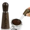 Инструмент для раздачи эспрессо с держателем, нержавеющая сталь 304, 8 игл, ручка из натурального дерева, порошок кофе эспрессо