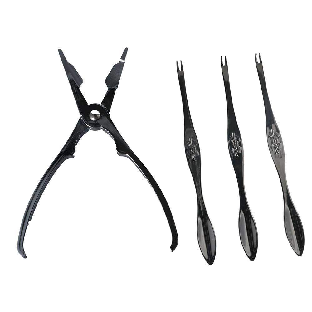 Clamp Pliers Lobster Clip Peel Shrimp Crab Tool Set Seafood Tool Crab Crackers Kitchen Gadgets