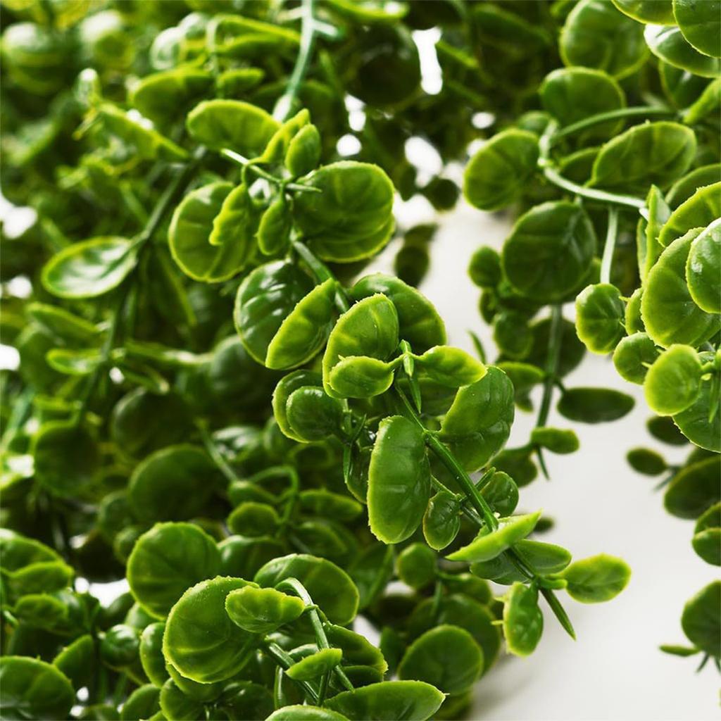 2 шт. Искусственные зеленые растения, сетчатые листья, виноградная лоза, украшение для дома, подвесные, вьющиеся лианы, искусственный цветок