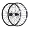 ALEXRIMS CUE3.0 Dirt Jump Bike Wheels, 26-inch Front and Rear Set, F110mm/R135mm, Single Speed, 6H Disc, Black