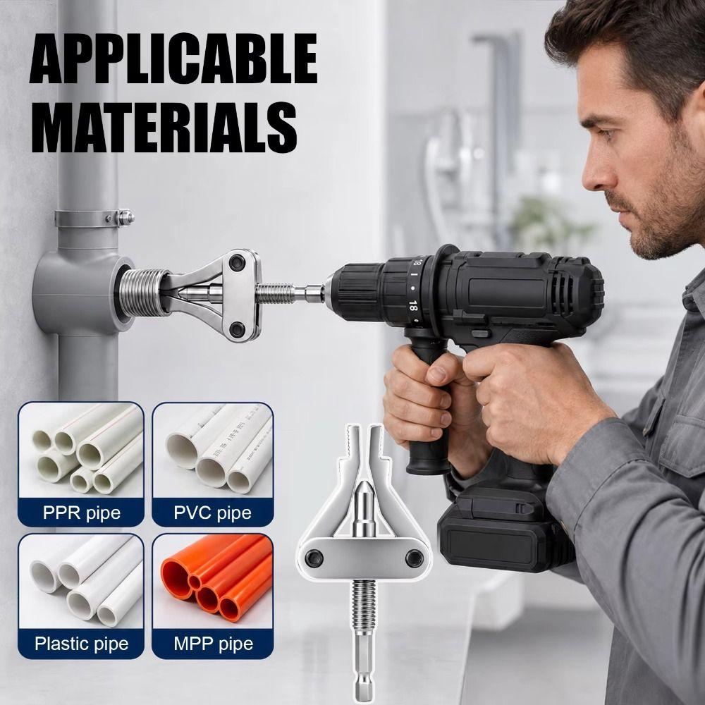 Hex Shank Pipe Extractor Tool 4 Points Broken Bolt Remover Broken Thread Puller Electric Drill Use