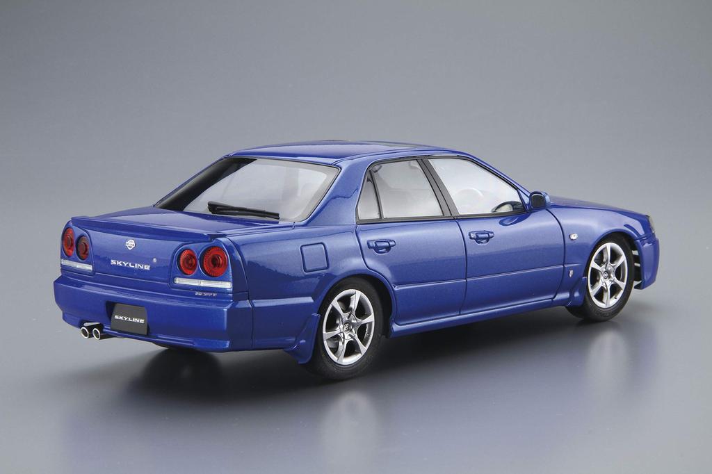 Aoshima Bunka Kyozaisha The Model Car Series Nissan ER34 Skyline 25GT Turbo 2001 Plastic Model 1/24 No.88
