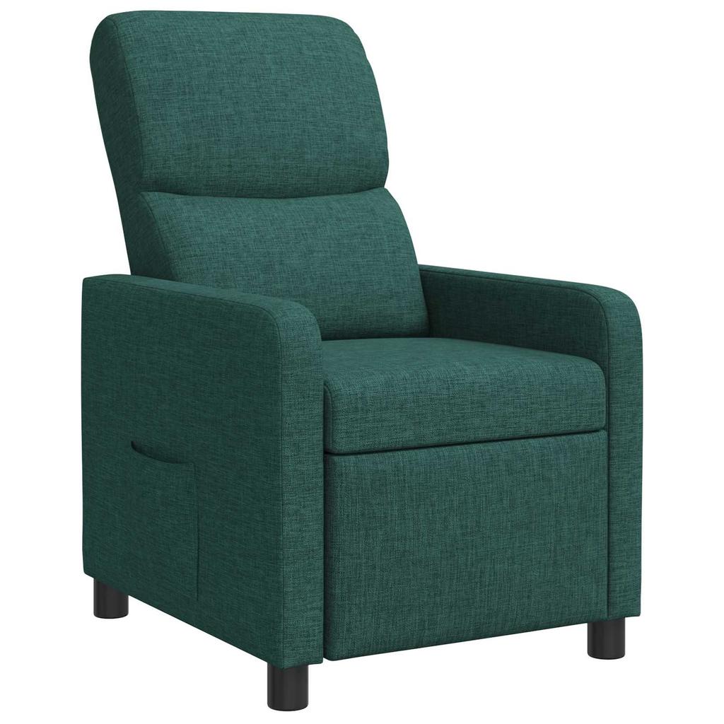 Recliner Dark Green Polyester