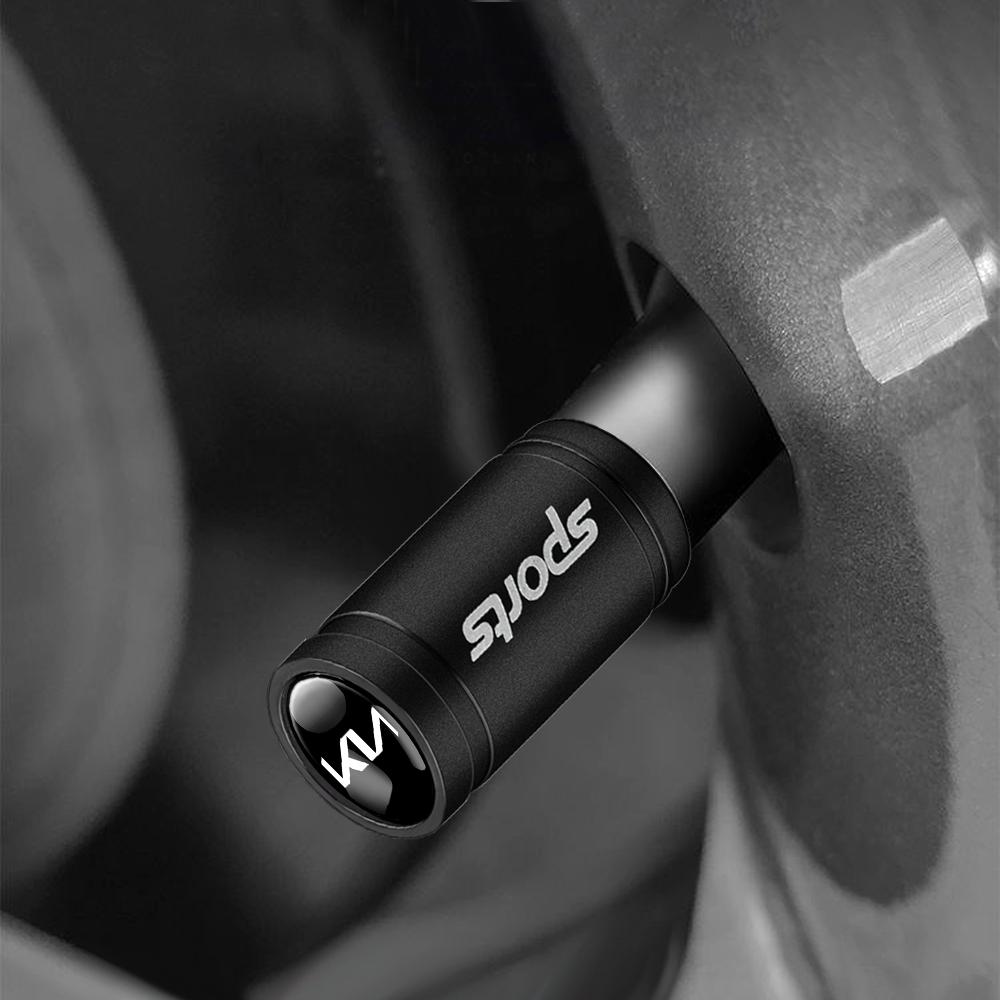 AABIW1 Car Styling Aluminum Alloy Wheel Cover Tire Valve Stem Dust Caps For Kia Sportage Rio 3 Soul Picanto EV6 Cerato Niro Telluride