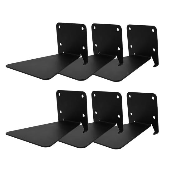 Невидимая плавающая книжная полка, настенные книжные полки для книг, растений, DVD-дисков, настенный железный органайзер для домашнего офиса, класса