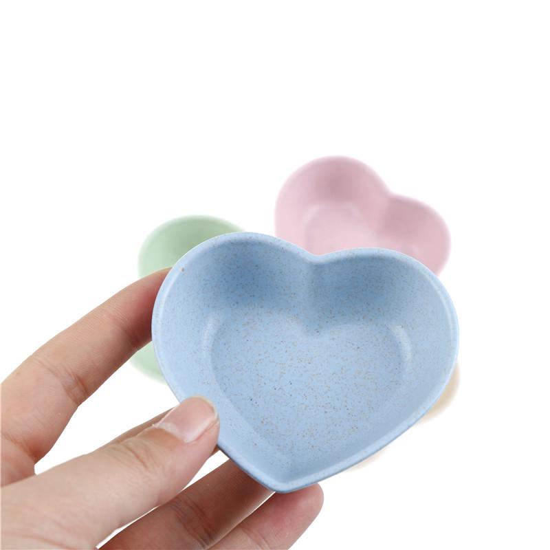 Фруктовая закуска в форме сердца, миска для соуса, детский контейнер для еды, посуда, обеденные тарелки