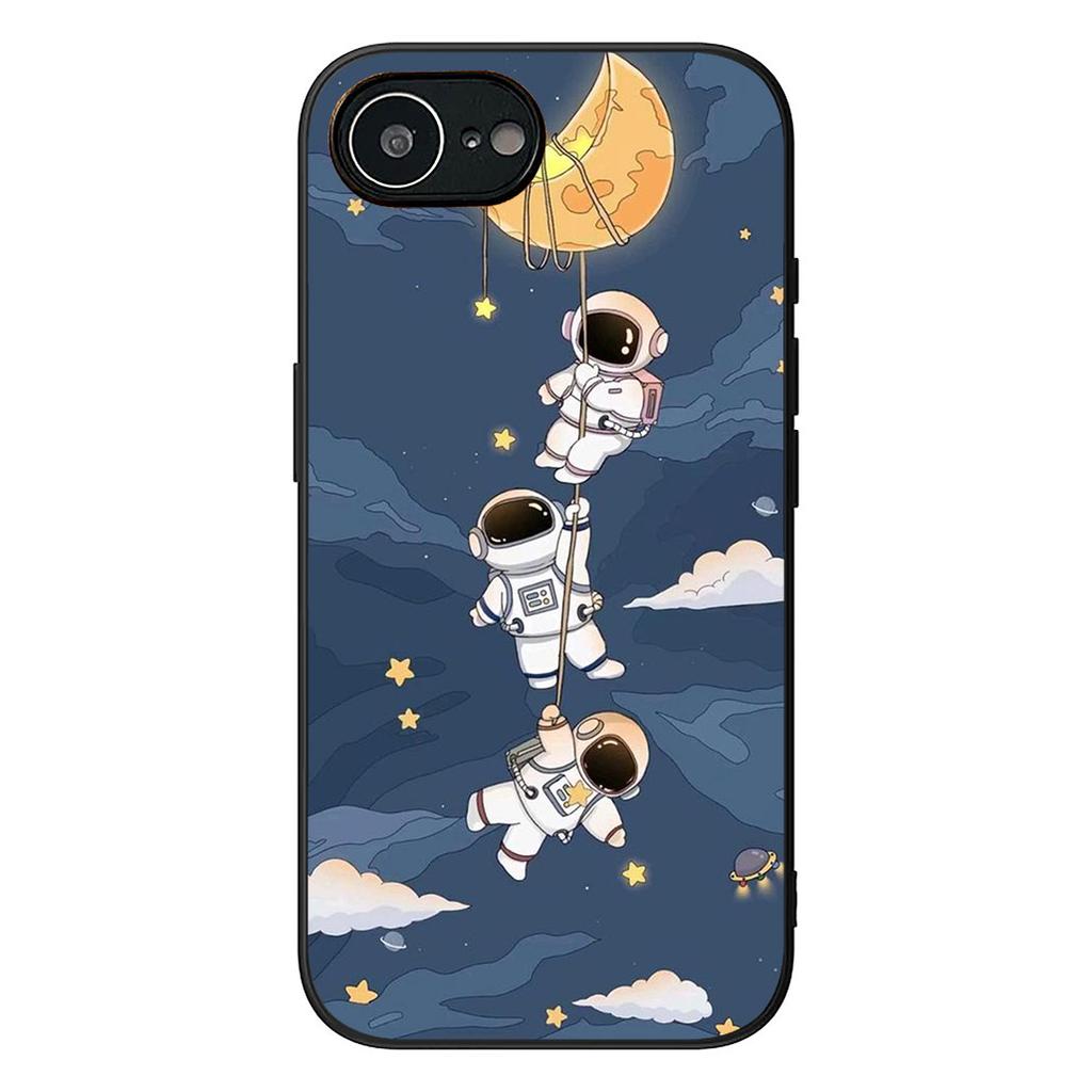 Galaxy Moon Sky Astronaut Stars Phone Case for Motorola Moto Edge 50 30 Fusion 40 NEO Ultra Pro G22 G23 G20 G35 G84 G13 G53
