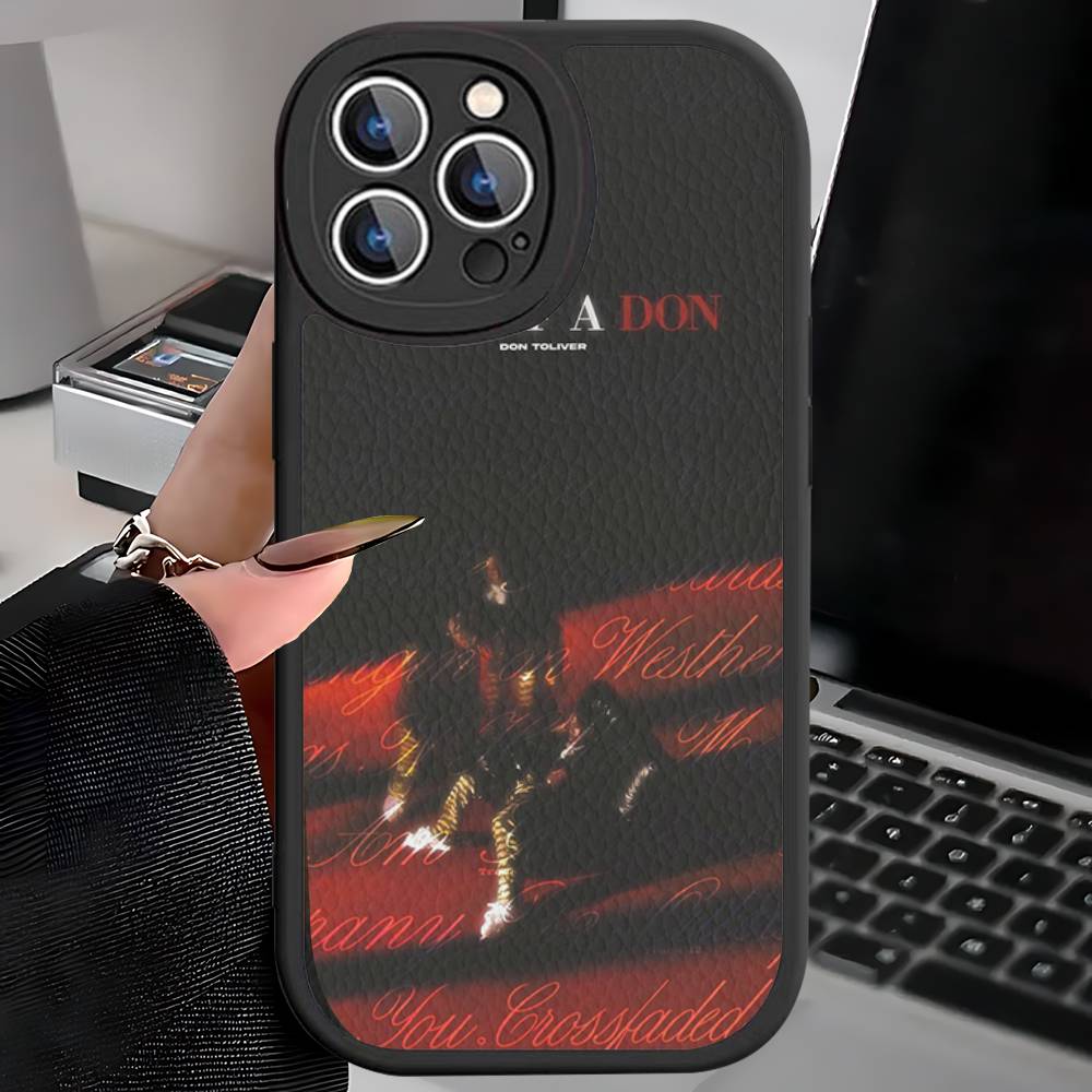 Чехол для телефона рэпера Don Toliver для iPhone 16 15 14 13 12 11 Pro Max Plus 16E Мягкий кожаный чехол