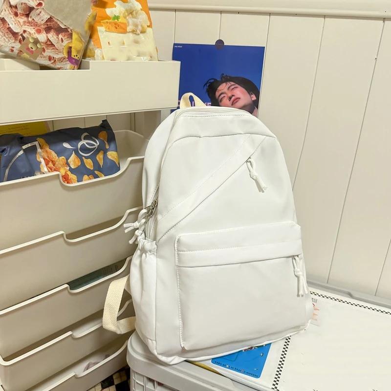 Минималистичный рюкзак в японском стиле для учеников средних и старших классов, вместительная женская сумка