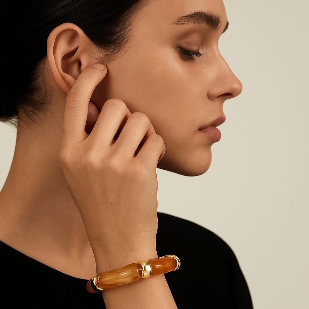 Браслеты из бамбуковых бусин, разноцветные, женские, модные, в стиле бохо, подарки