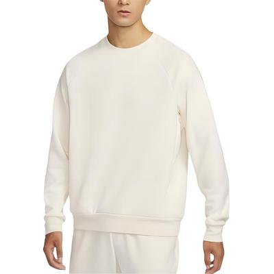 Nike Базовый Dri-Fit Однотонный Быстросохнущий Универсальный Свитшот с Круглым Вырезом Удобный Мягкий Свитшот Мужской свитшот Молочно-Белый FZ0972110