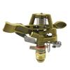Impact Sprinkler On Spike Base Heavy Duty Zinc Alloy Water Sprinkler for Yard Lawn Garden 0 360 degrees  Rotate Large