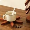 Non-slip Wooden Trivets Foldable Heat Resistant Coasters Multifunctional Insulation Pads  Kitchen