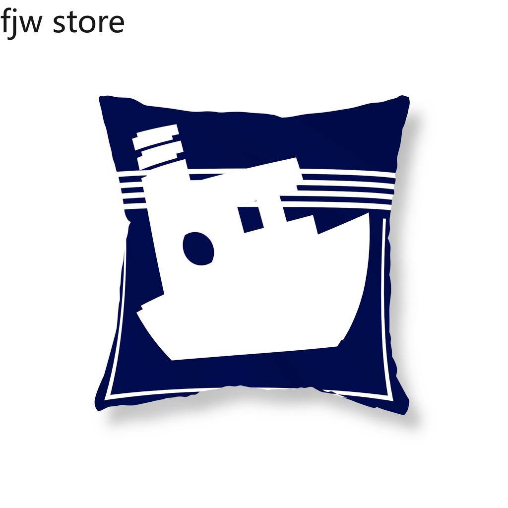 Наволочка морской серии, синий средиземноморский чехол для подушки, диван, кресло, украшение для автомобиля, офиса, украшение для дома 45x45 см