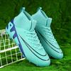 New High-top Long Nail Broken Nail Football Shoes Men's Artificial Turf Broken Nail Competition Training Shoes