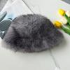Women's Fuzzy Faux Fur Bucket Hat Winter Plush Furry Ladies Hat Fluffy Sherpa Fisherman Cap for Cold Weather