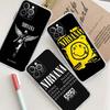 Band Hot N-NirvanaS Phone Case for iPhone 17 16 15 14 13 12 11 Pro Max Plus Soft Cover Personalized DIY
