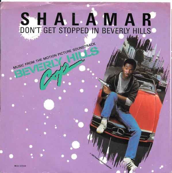 7-дюймовая пластинка SHALAMAR HAROLD FALTERMEYER Dont Get Stopped In Beverly Hills MCA52594 MCA 1984 США Танцевальная Электроника Б/у