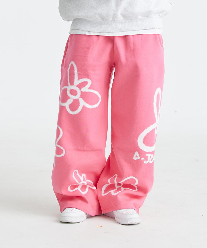 DOUBLE JD Распылитель для цветов Широкие эластичные брюки (розовый)