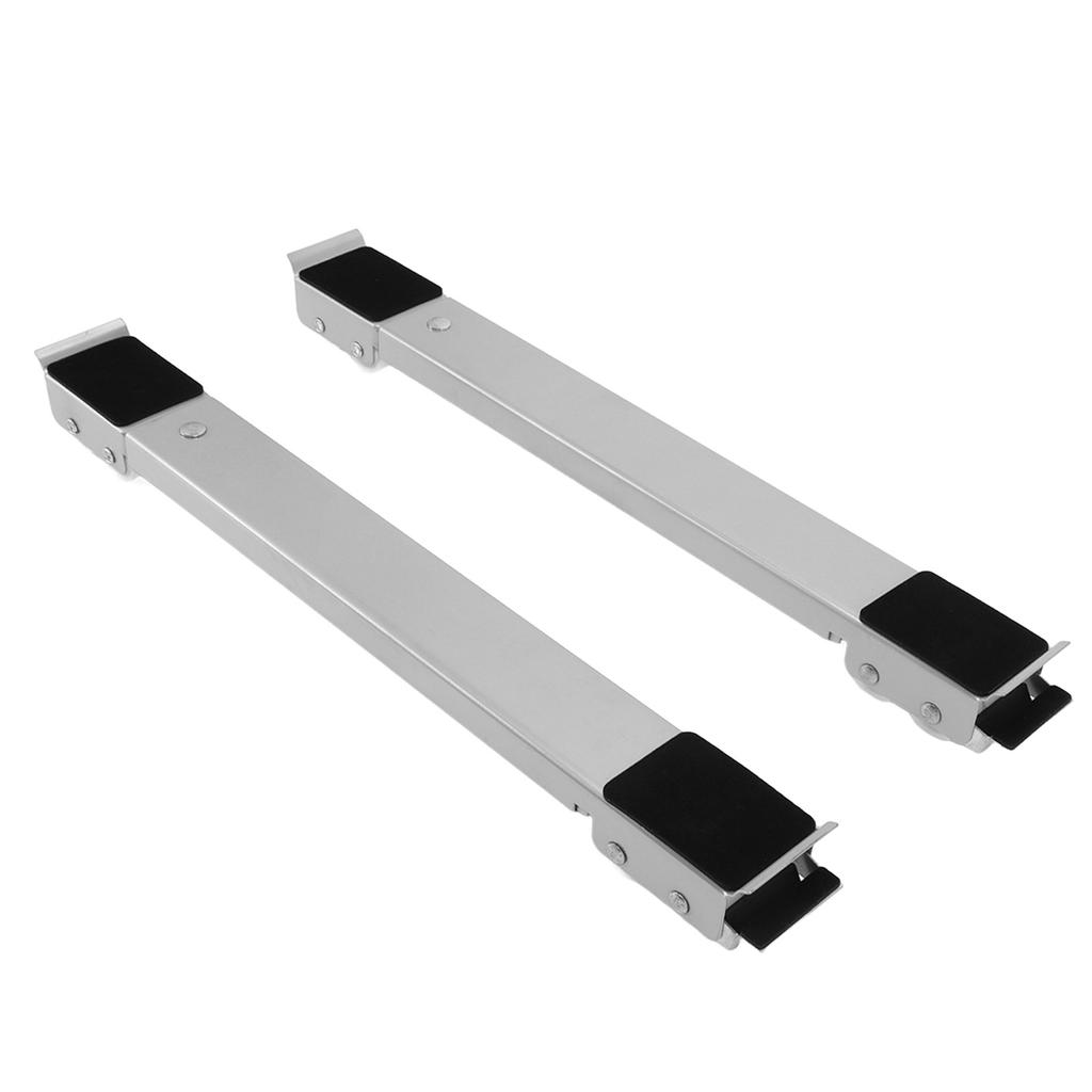 Universal Appliances Pulley Bracket 300KG Load Bearing Retractable Moving Rollers Base with Pry Bar