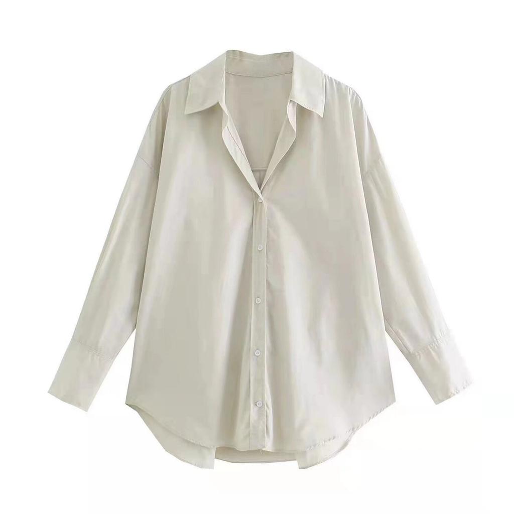 Fashion Women's Casual Long-sleeved Shirt Loose Top