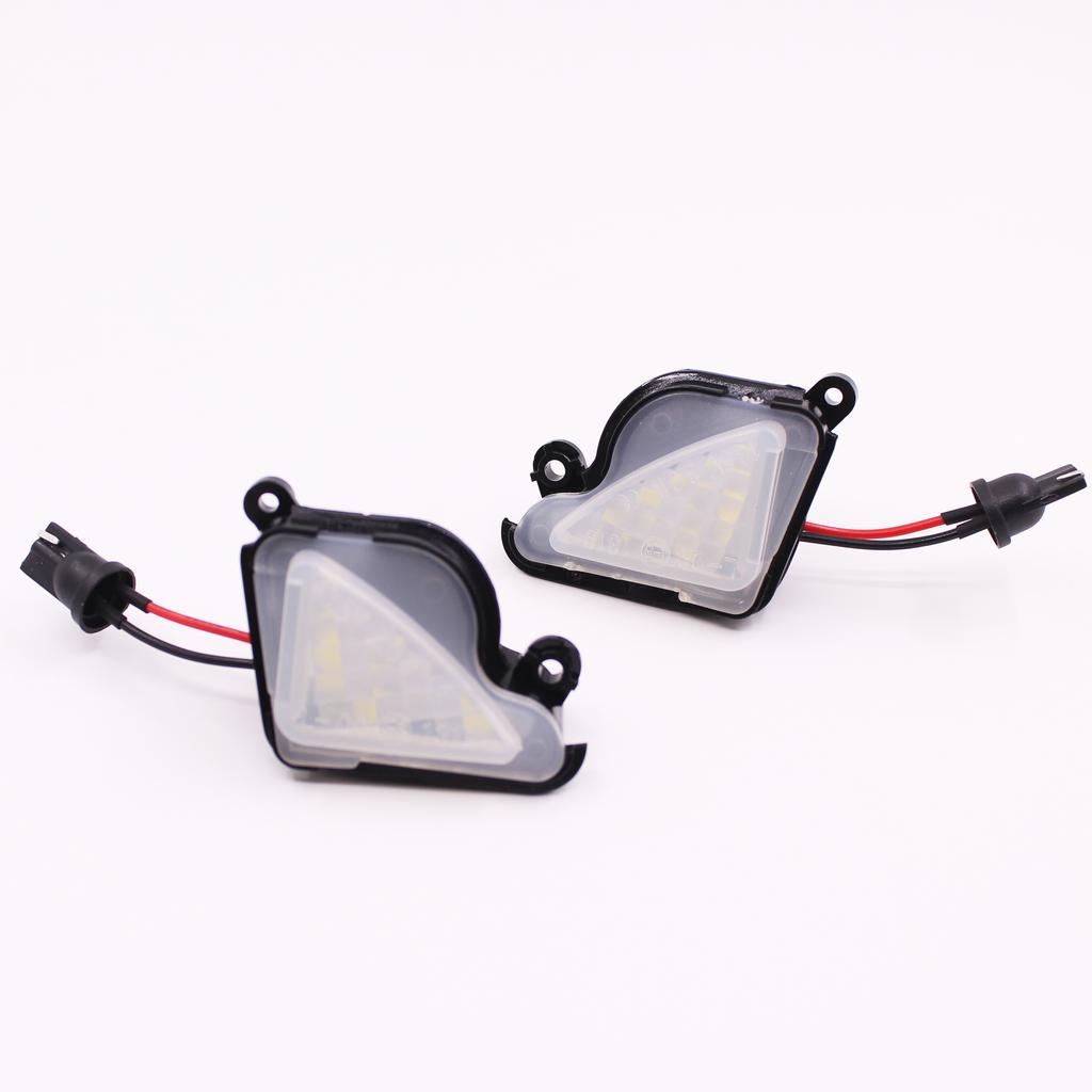 Pair LED Puddle Lights Welcome Lamps for Skoda Octavia Mk3 5E 2012-2017 Superb 2 Octavia