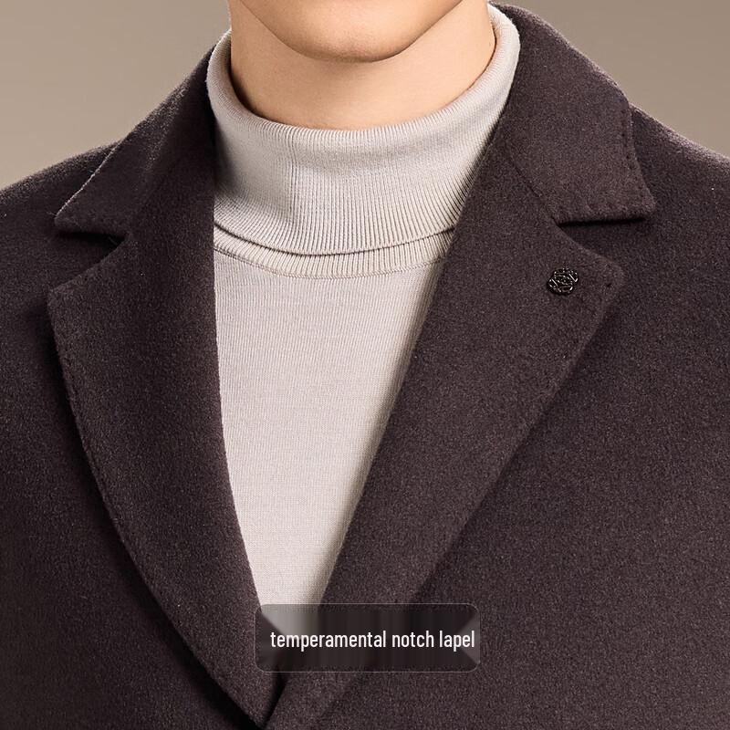 Мужское пальто Antonio класса люкс для бизнеса, 70% шерсть, со съемной подстежкой из пуха