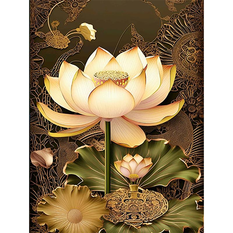 5D DIY Алмазная картина Цветочный пейзаж Алмазная вышивка Картина Полная круглая Алмазная мозаика DIY Стразы Домашний декор Подарки