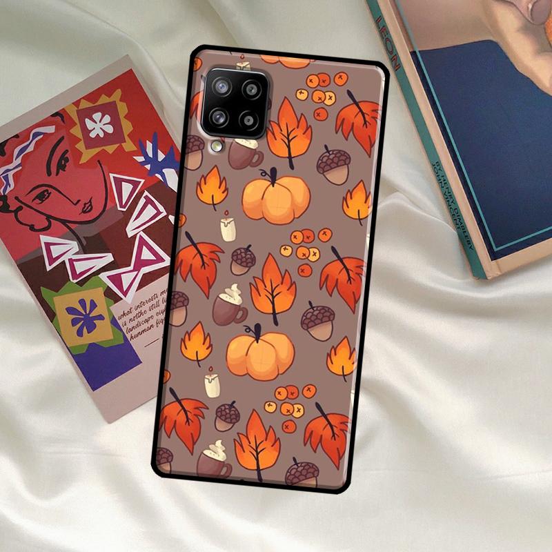 Осенние Листья Тыква Хэллоуин Для Samsung Galaxy A53 A33 A23 A13 A14 A34 A54 A51 A71 A52S A12 A22 A32 A42 A52 Чехол для Телефона