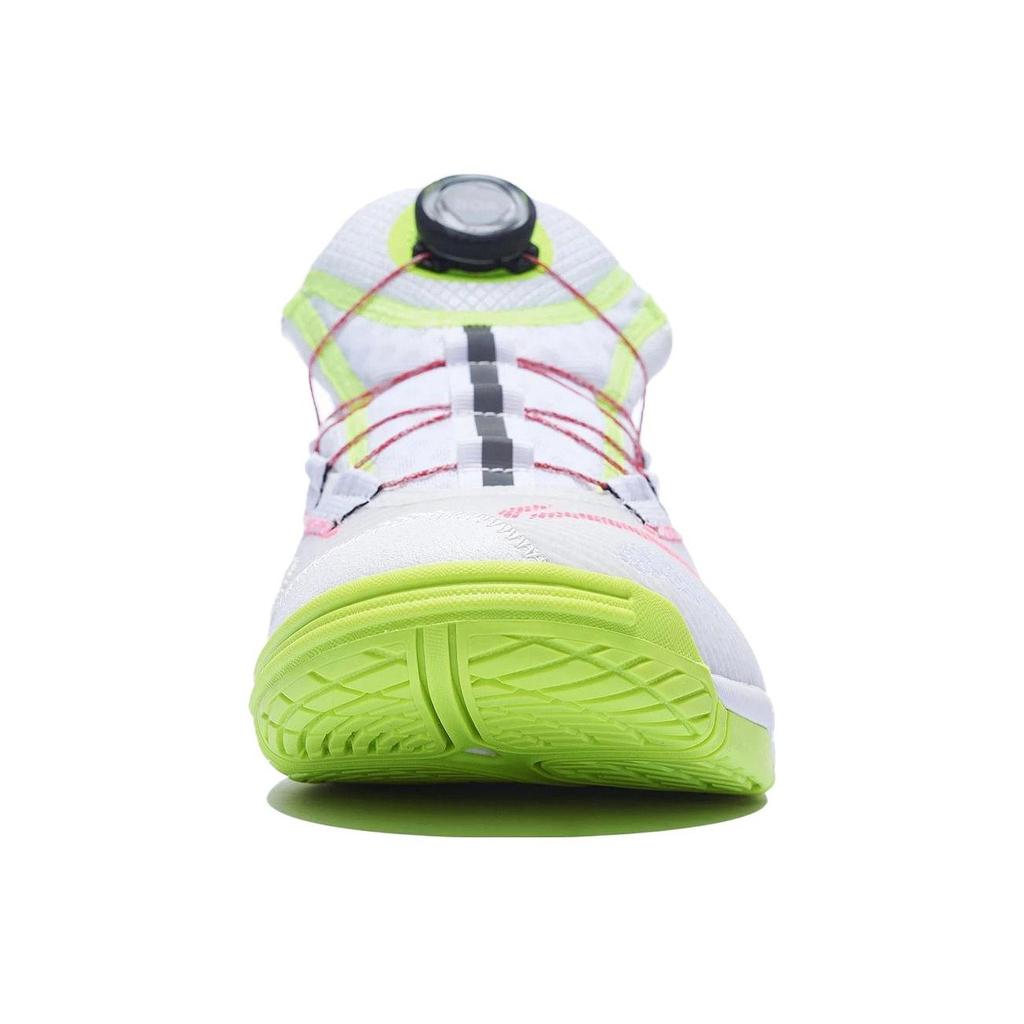Li-Ning Нескользящие износостойкие амортизирующие низкие туфли для настольного тенниса унисекс белые зеленые розовые APPT003-1