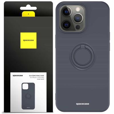 Силиконовое кольцо Sc для iPhone 13 Pro Max Черное