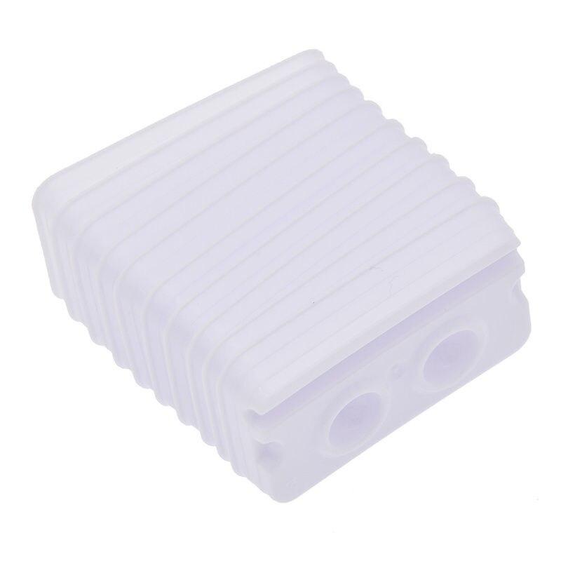 100 шт. одноразовые стоматологические клейкие лотки для смешивания с 2 отверстиями, модель белого медицинского цвета