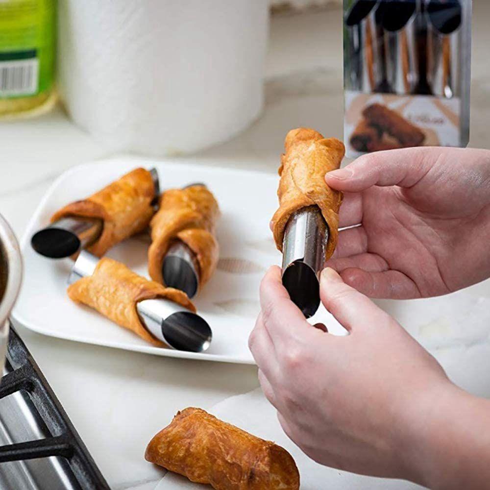 bread danish bakeware shell cannoli forms baking tool cream puff maker brioche mold cannoli tubes