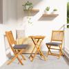 VidaXL 3-Piece Garden Bistro Set - Solid Acacia Wood 42000949