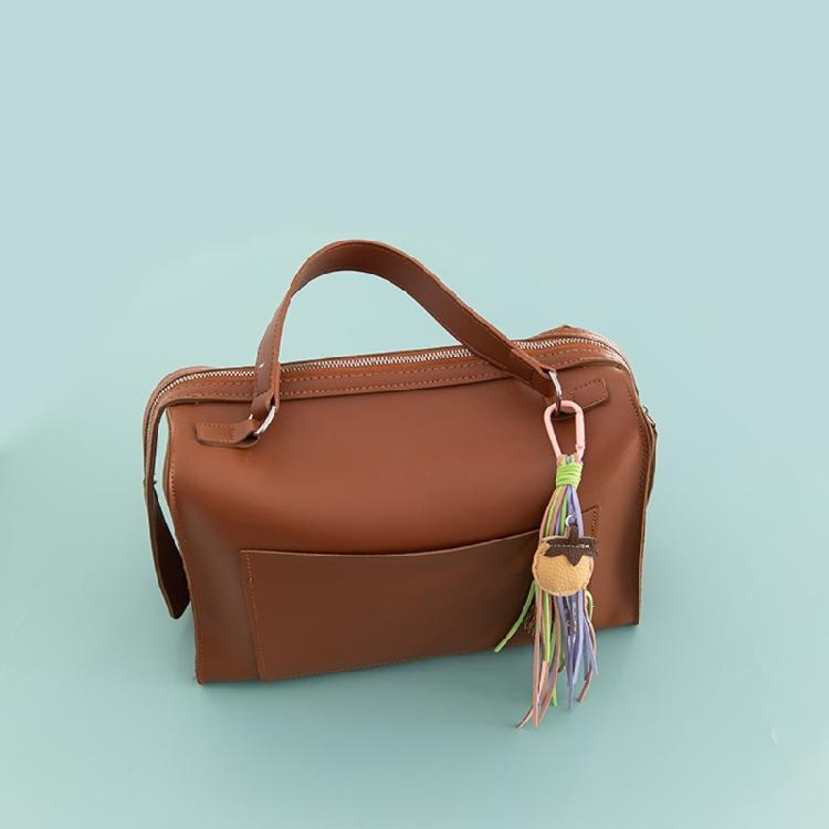 Универсальный богемный стиль ПУ оболочка бисер брелок набор для рукоделия с игривым фруктовым дизайном и регулируемой отделкой кисточками